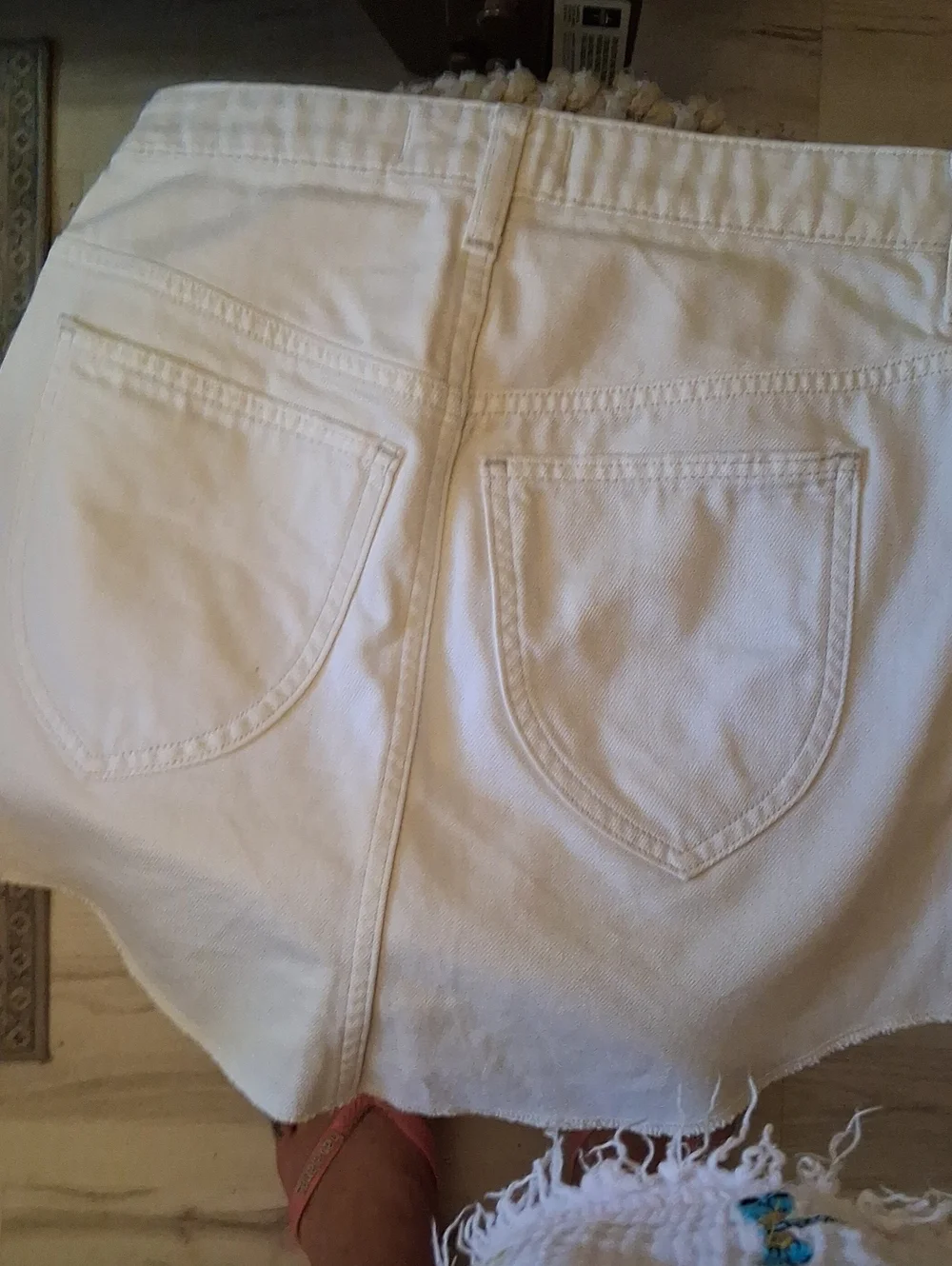 Free People Jean Skirt Size 24